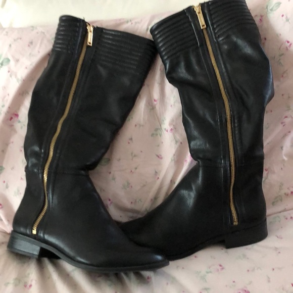 Faux Leather Boots | Poshmark
